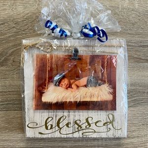 Blessed Wooden Picture Frame Handmade